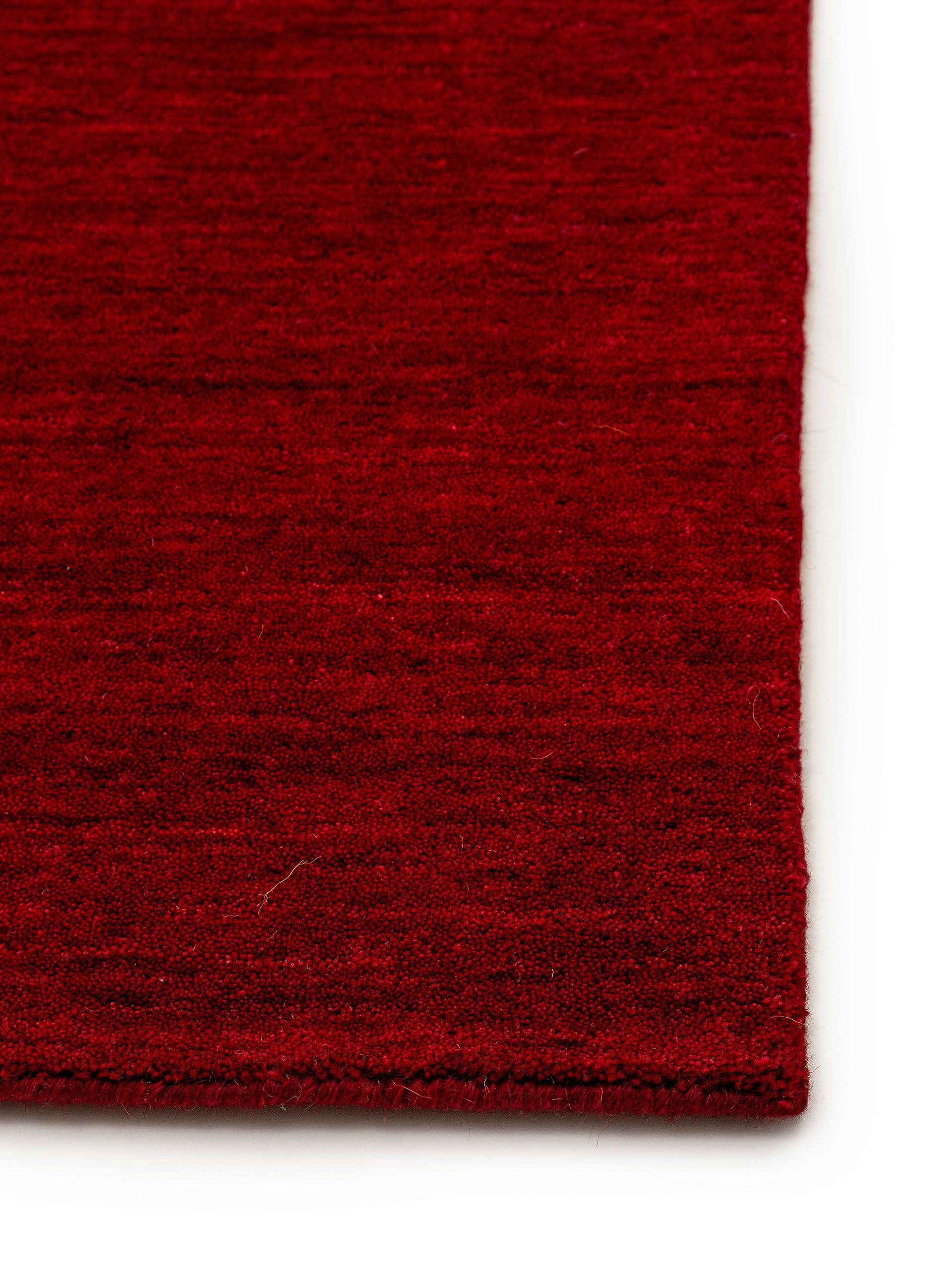 BENUTA - Tapis de laine Jamal rouge 200x300 cm - 4