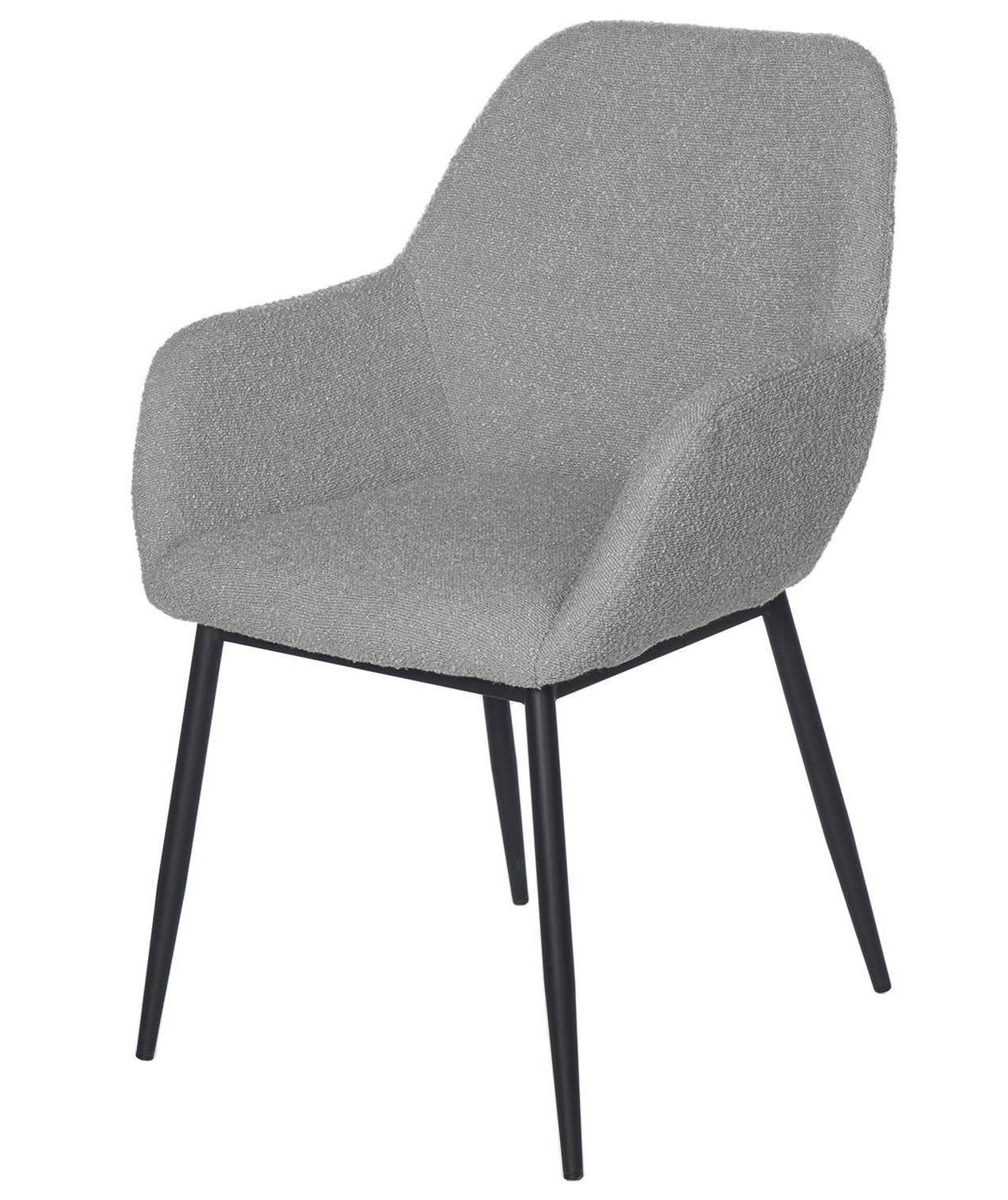 Chaise De Salle à Manger En PU - Pieds Métal Argenté - Design Moderne - Blanc