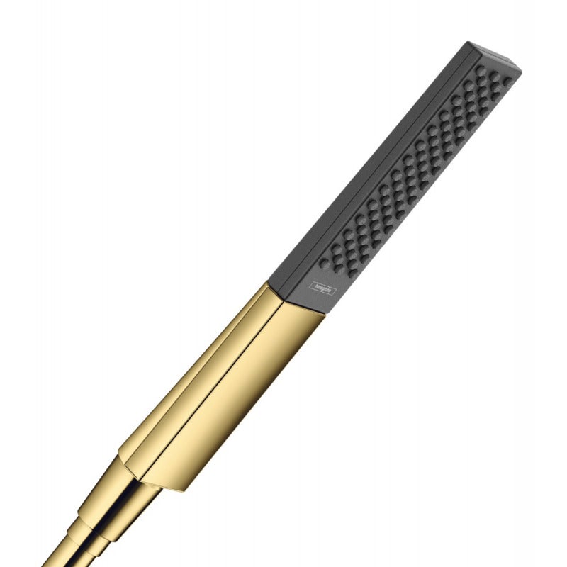 Ducha de mano con barra de lluvia 100 1jet, Color: Polished Gold Optic ...