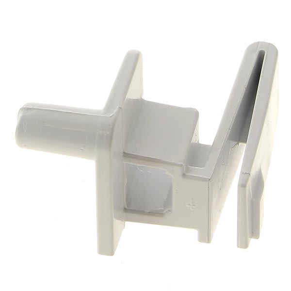 Manija De Puerta De Congelador Beko - Color Blanco, Plástico Resistente - Repuesto Original Para Varios Modelos De Nevera Beko
