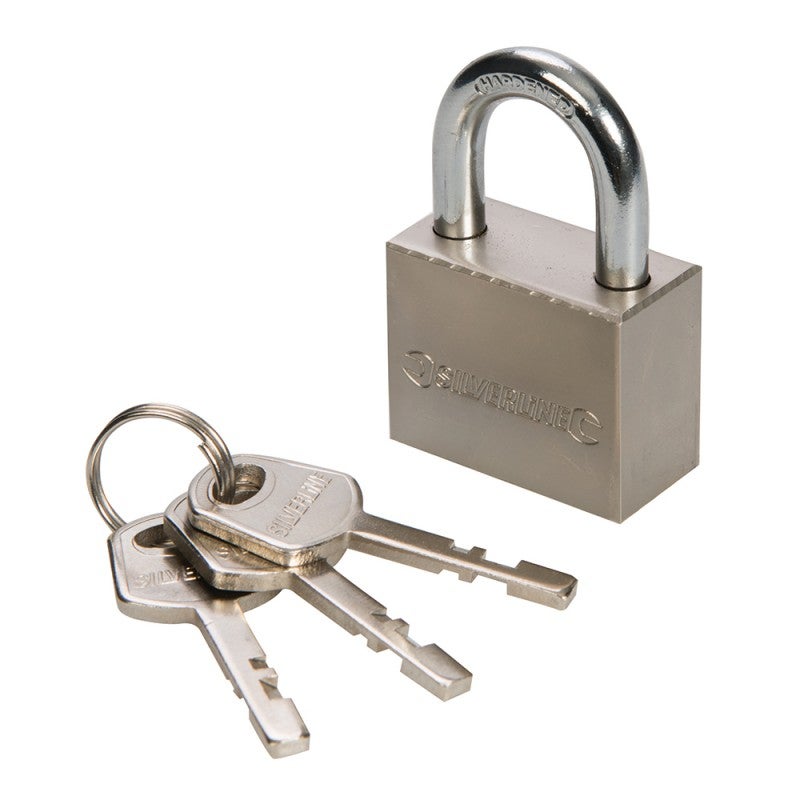 Silverline 292707 Cadenas circulaire à anses protégées 70 mm124