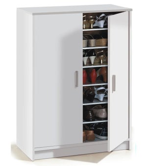 Scarpiera Deimos - Mobile Portascarpe Moderno, 50x38x135 Cm, Design Quercia, Multiuso Per Ingresso