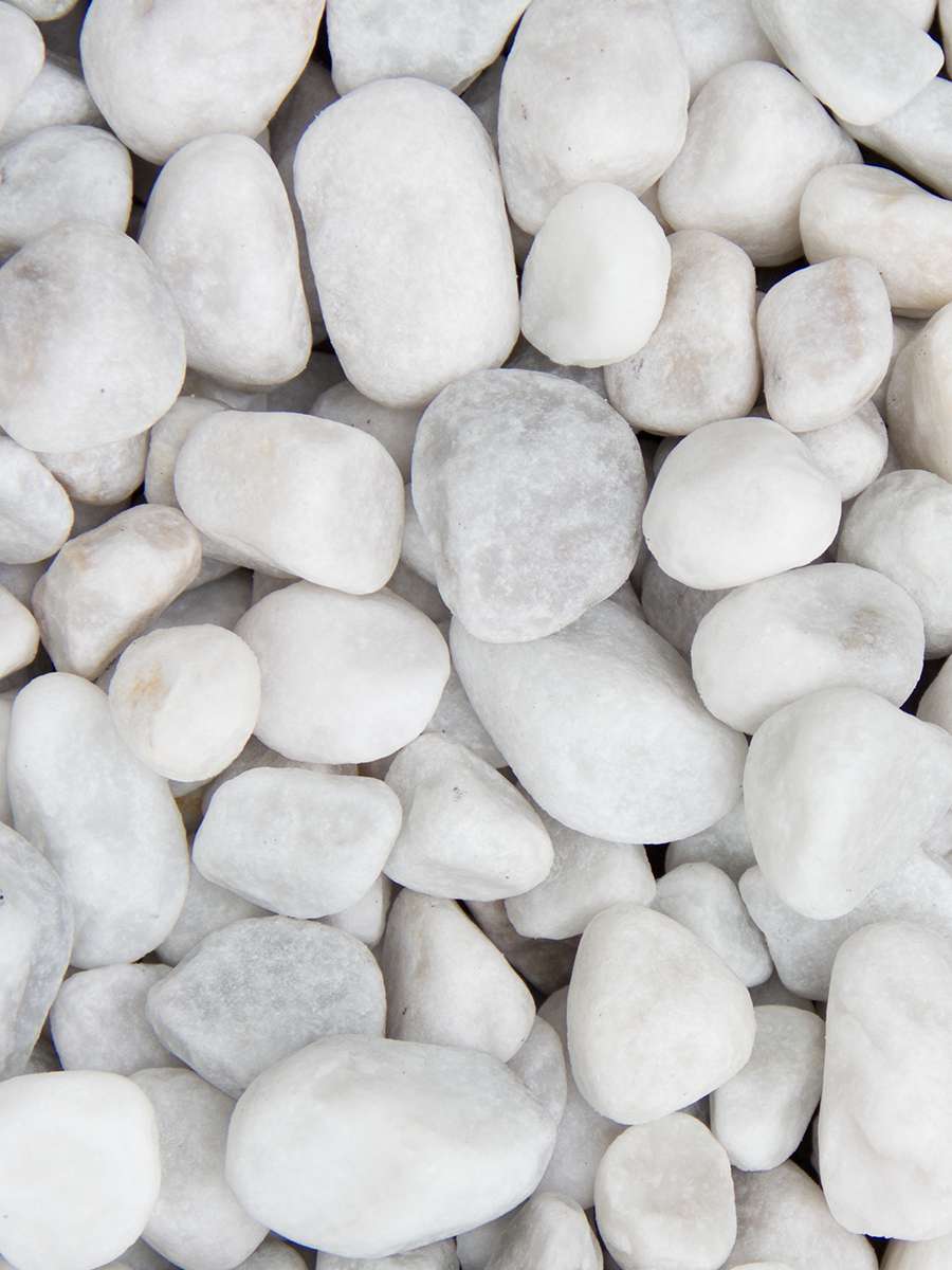Canto Rodado Blanco Intenso 16 - 25mm Bolsa de 20KG 20kg bag - 2