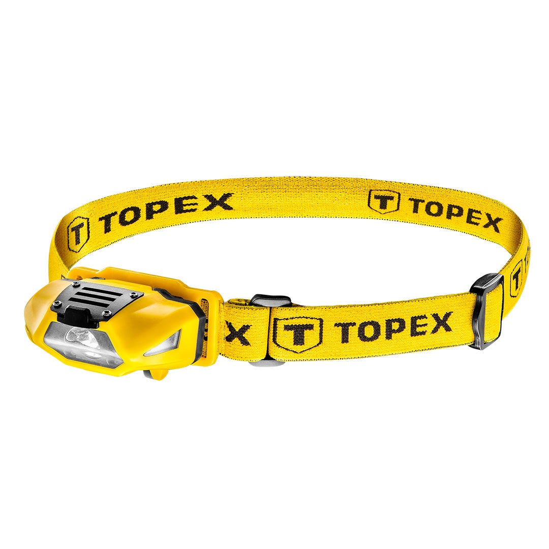Latarka czołowa 70lum, biały + czerwony, 1 x AA TOPEX