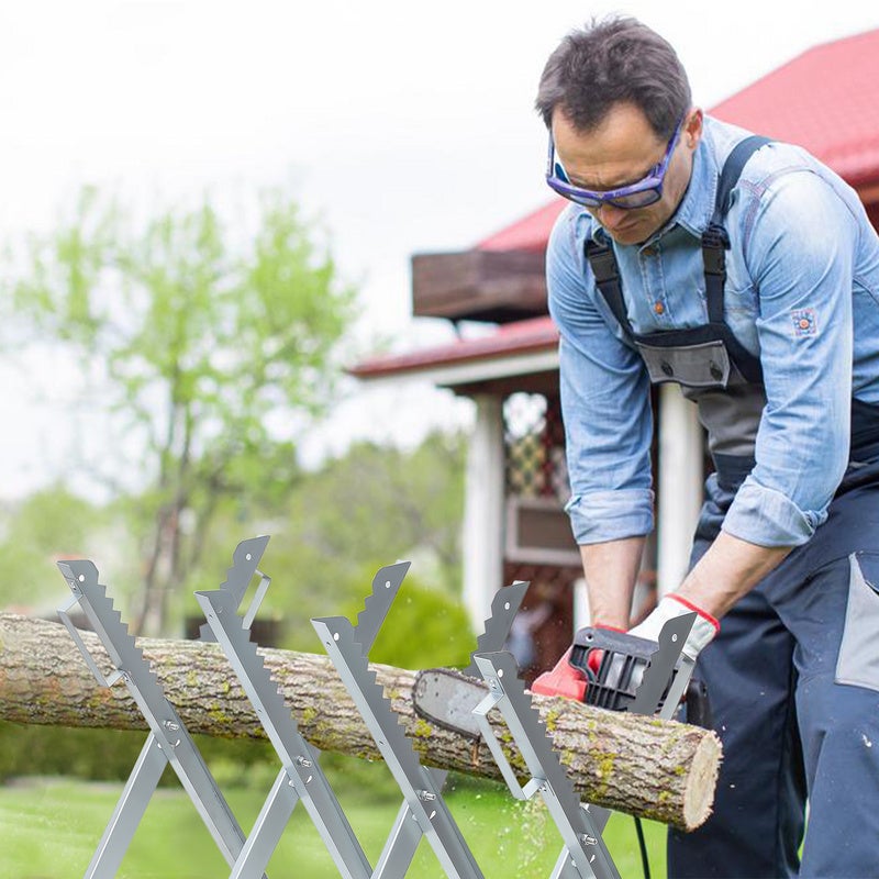 Chevalet de sciage pour couper le bois 80 x 81 x 83 cm Chevalet de sciage charge maximale 150 kg - 7