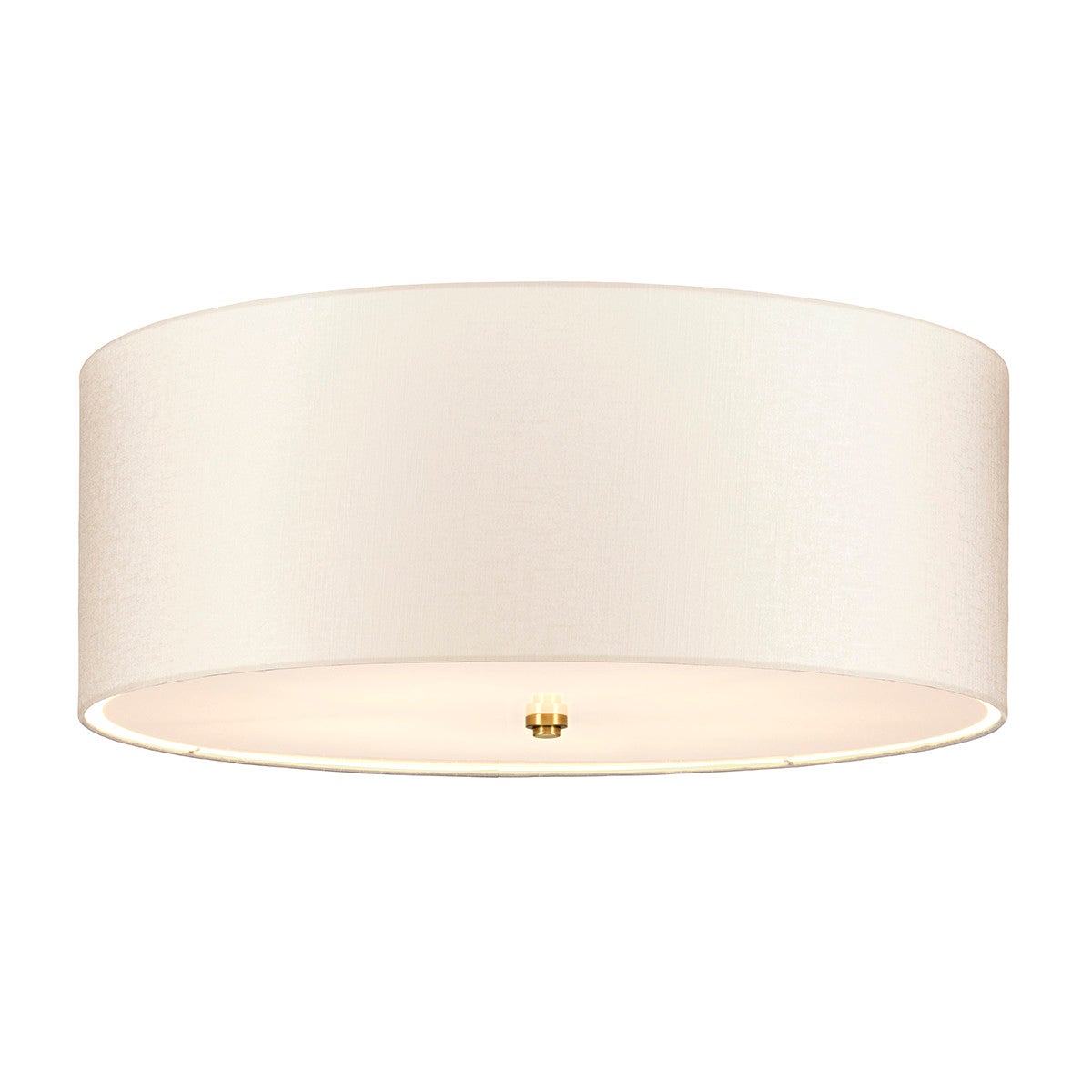 Plafon Fletcher Flush postarzany mosiądz 5xE27x60W wym: 27,2x66x66 cm IP20 Designer's Lightbox