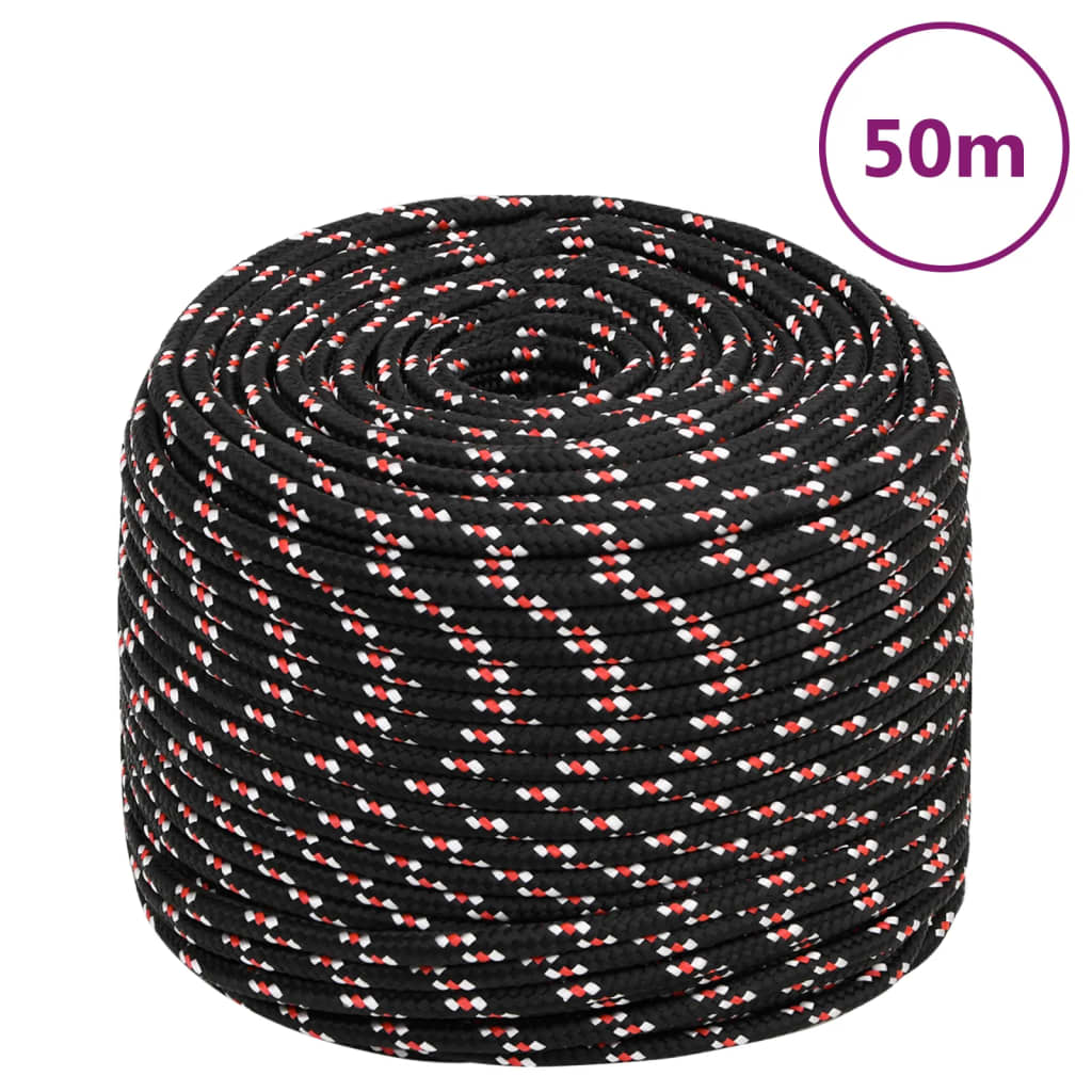 Corde De Bateau Noir 18 Mm 25 M Polypropylène - Furnimoda Ance
