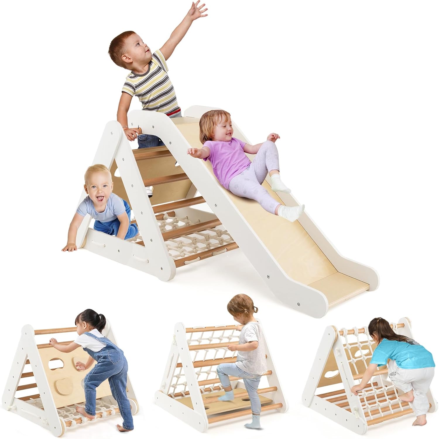 Échelle De Corde D'Escalade 5 Échelons En Bois Pour Enfants - Jeu De Plein Air Interieurexterieur Equipement Fitness Et Recreatif 95118157 Échelle De Corde D'Escalade 5 Échelons En Bois Pour Enfants - Jeu De Plein Air Interieurexterieur Equipement Fitness Et Recreatif 95118157