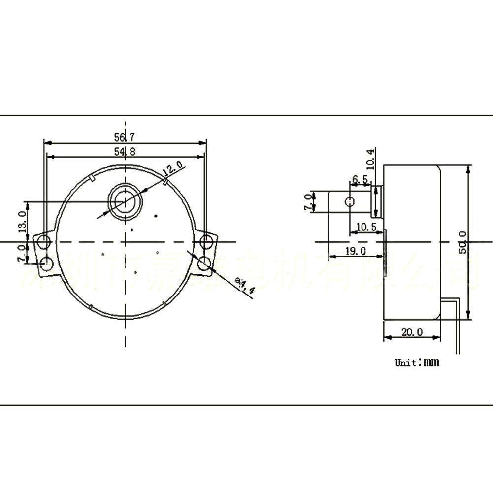 Motore Sincrono CA 220-240V, 4W, 0.8-1 RPM - Per Giradischi, Progetti DIY, Modelli - Foto 4