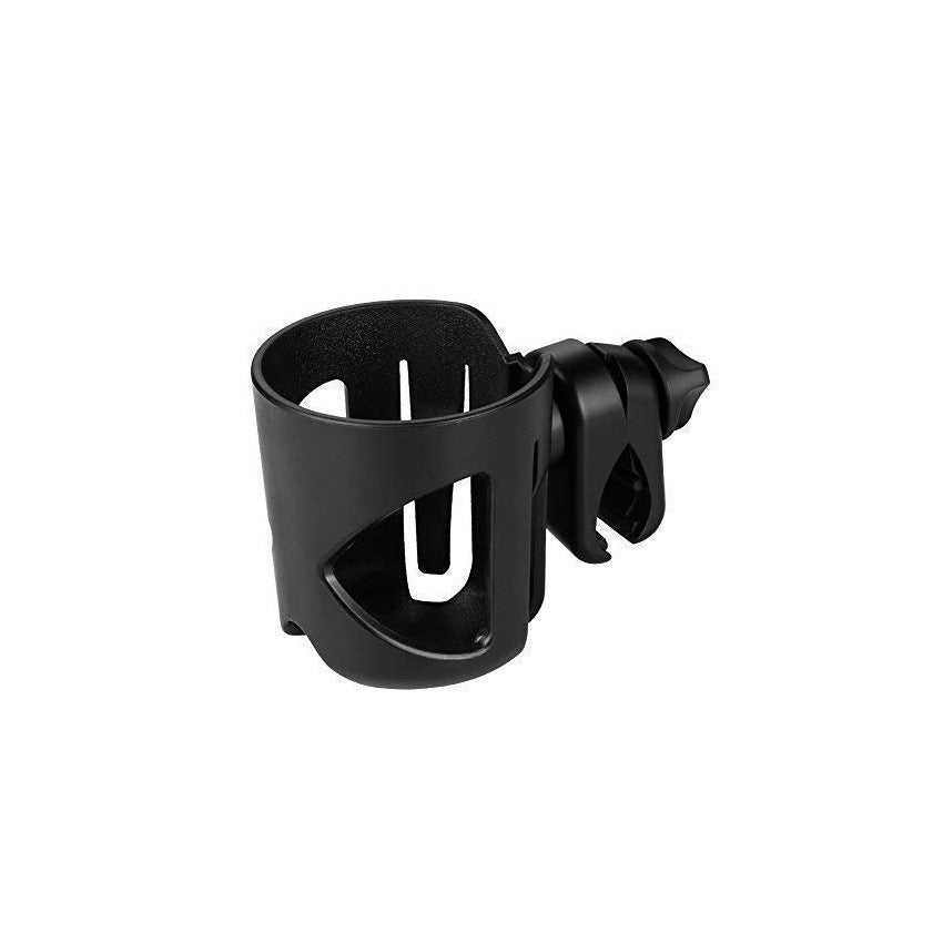 Portabicchieri Per Passeggino 2 In 1 Con Supporto Telefono – Universale Per Sedia Rotelle, Bici, Deambulatore, Regolabile, Nero - 4
