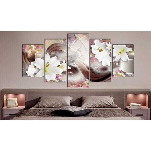 Tableau Fleurs Histoire de l'elfe 200x100 cm - 2