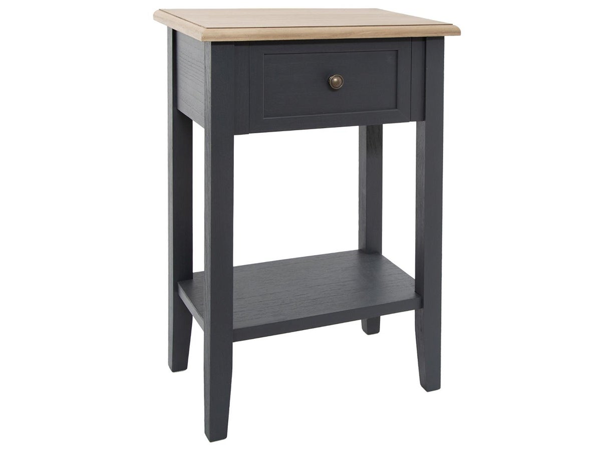 Atmosphera - Table de Chevet 1 Tiroir en Bois d'Acacia H 50 cm Marron Atmosphera - Table de Chevet 1 Tiroir en Bois d'Acacia H 50 cm Marron