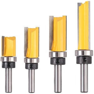 Set 6 Frese Per Legno A Gambo 8 Mm – Diametri 3/4/5/6/7/8 Mm, Testine In Carburo Di Tungsteno, Per Fresatrice Elettrica E Tagliabordi, Taglio, Scanalatura E Intaglio