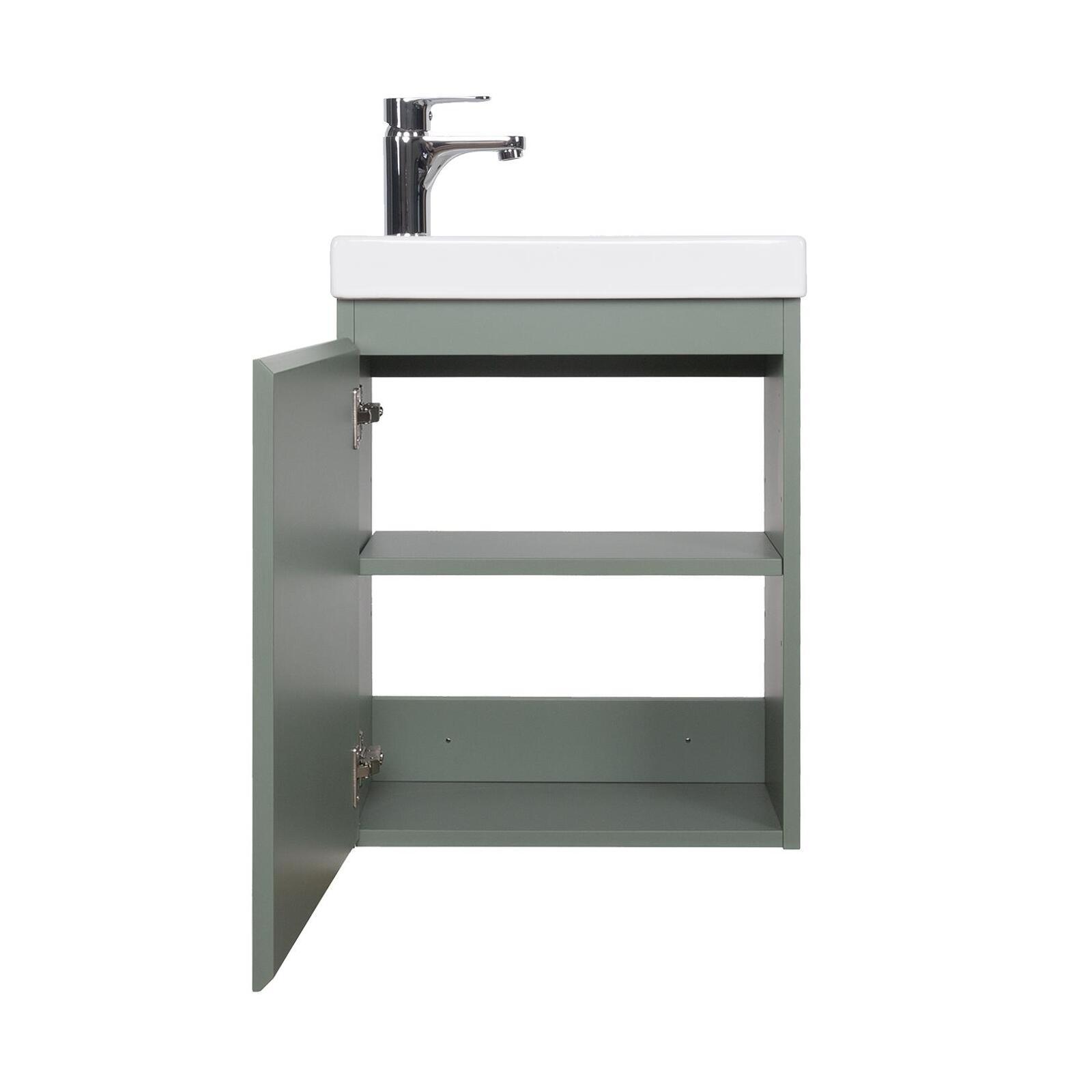 Meuble lave-mains LISA suspendu 41 cm - 4