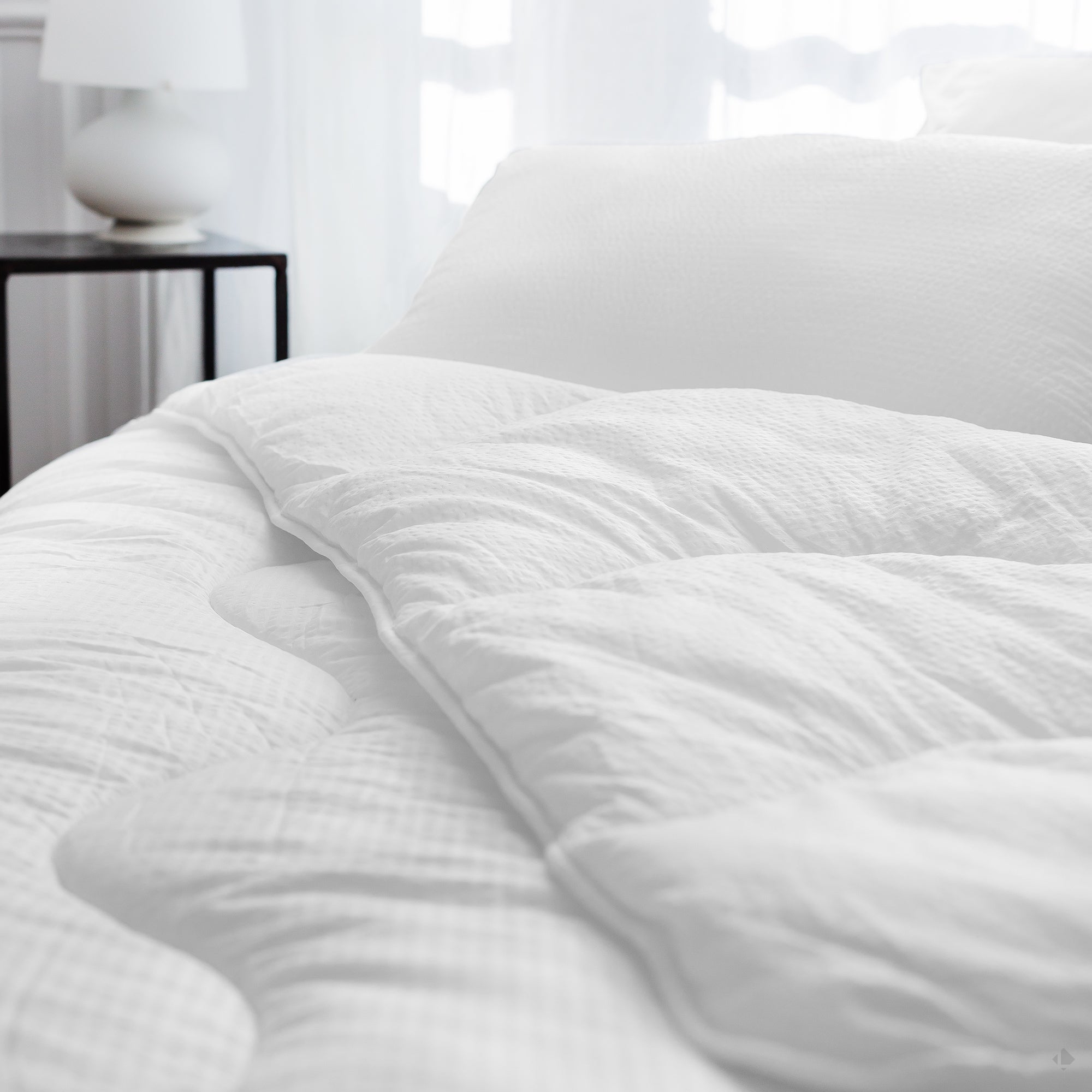 Couette tempérée 260x240 cm CARESSE garnissage polyester 375 g/m2 - 3