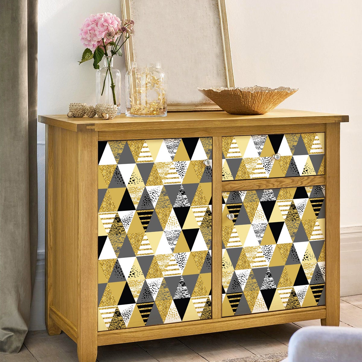 Vinilo muebles escandinavos dragank - adhesivo de pared - revestimiento sticker mural decorativo - 40x60cm