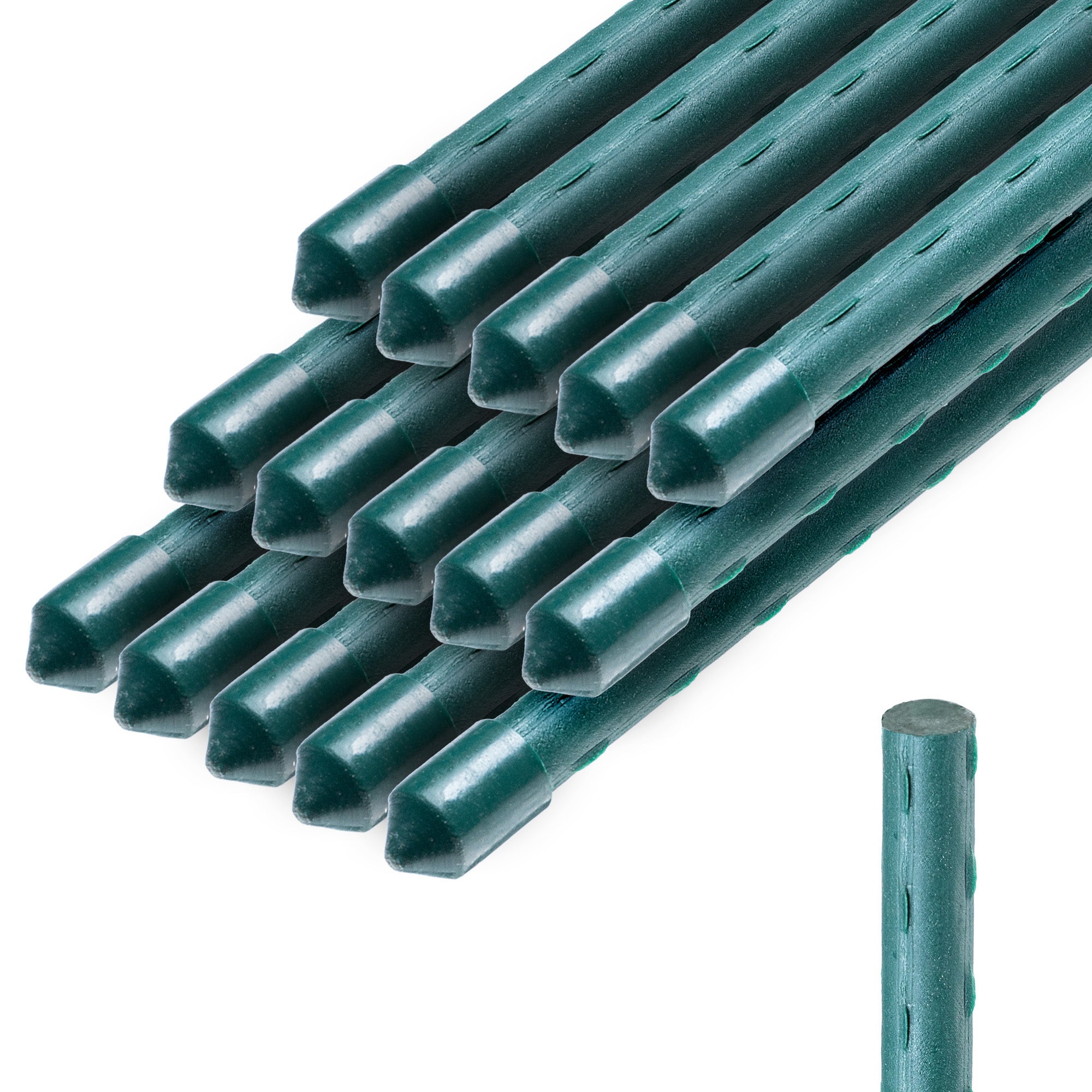 TYCZKA DO ROŚLIN PODPORA 150cm TYCZKI PALIK POMIDORÓW POWLEKANA 11mm 15szt