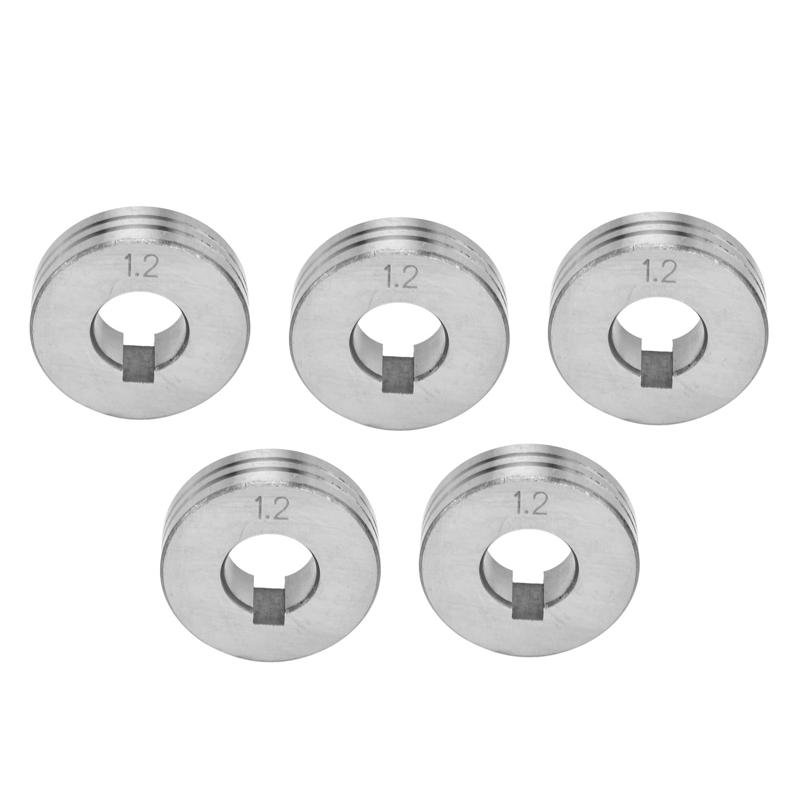 Lot De 2 Rouleaux D'entraînement à Fil De 0,6/0,8 Mm Avec Rainure Moletée De 25 Mm De Diamètre Pour Alimentation De Fil SSJ16, Soudeurs MIG MAG, Pièces D'équipement Lot De 2 Rouleaux D'entraînement à Fil De 0,6/0,8 Mm Avec Rainure Moletée De 25 Mm De Diamètre Pour Alimentation De Fil SSJ16, Soudeurs MIG MAG, Pièces D'équipement
