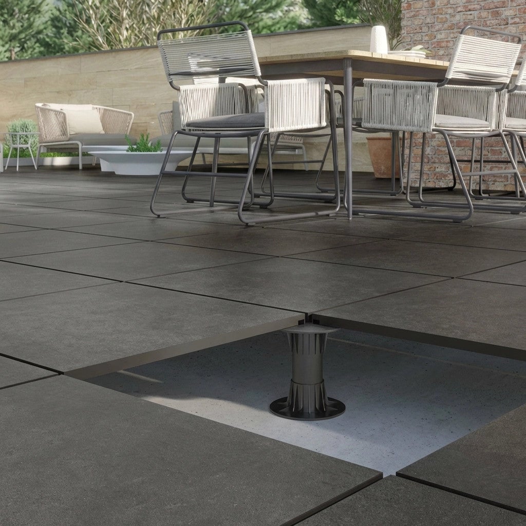 Dalle extérieur sur plots Design 2.0 antracite R11 60x60 cm - Réflex Boutique - 3
