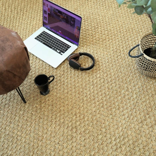 Jonc de mer - Paro - Fin Natté 4x4 - Rouleau de 2m x 2m - 2