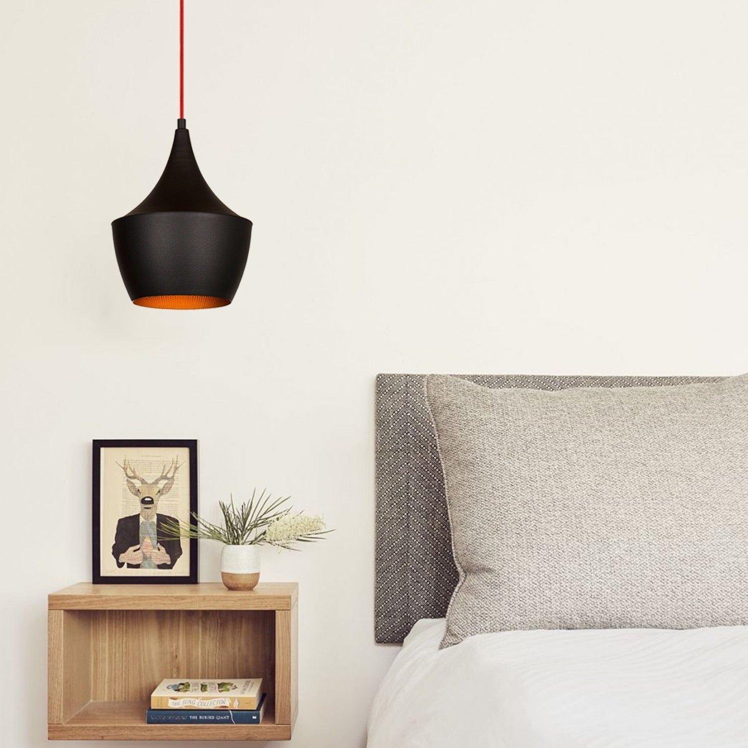 Lustra ELMAS 3551, negru, metal, 23x30-130 cm