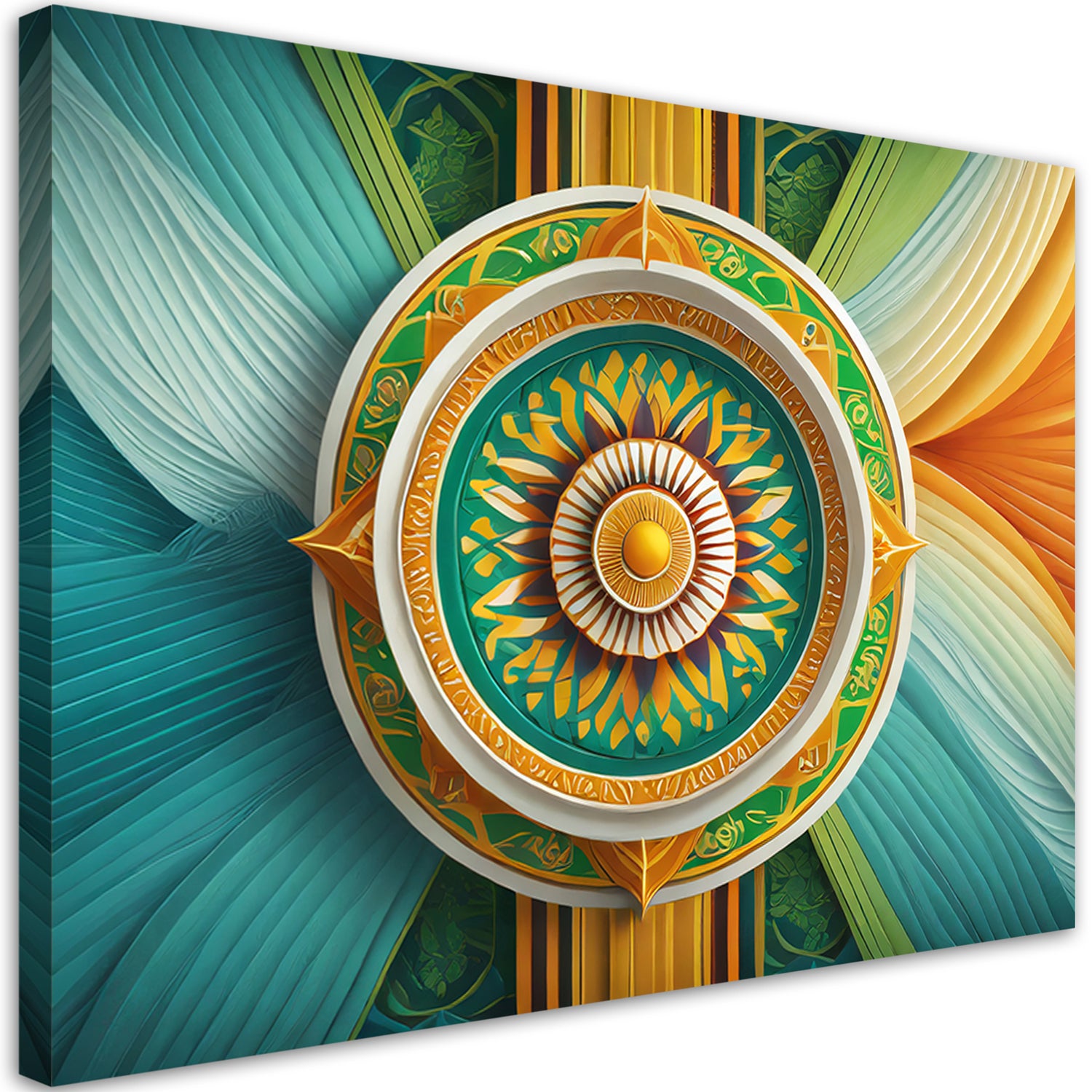 Obraz na płótnie, Mandala Zen Symbol 100x70