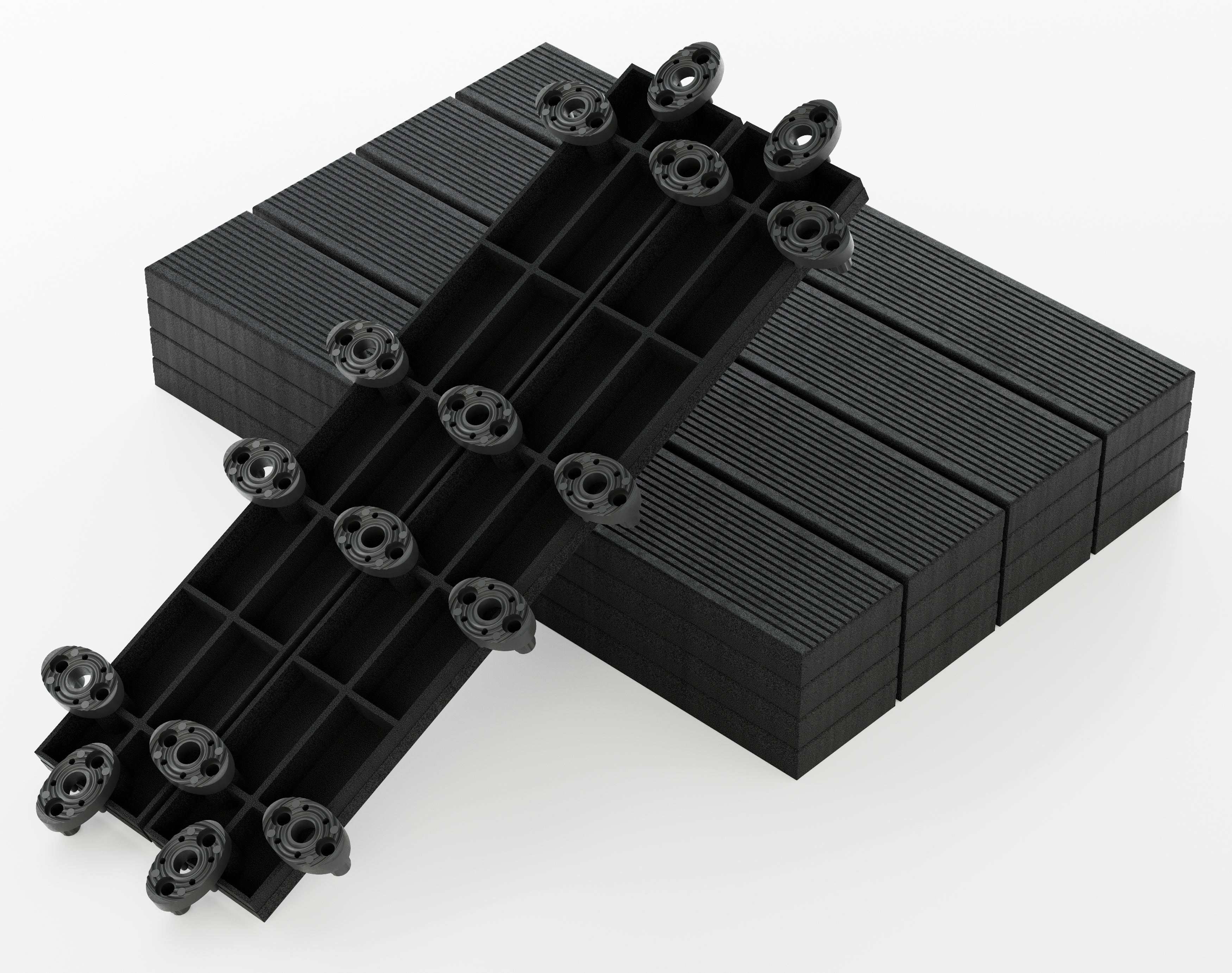 Deska Tarasowa Kompozytowa WPC Antracytowa 50x8x2,1 cm GUMI - 16szt.