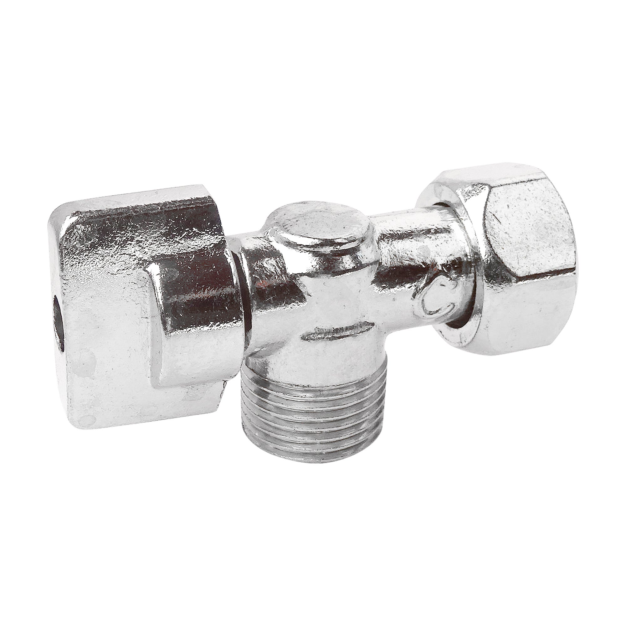 Robinet d'arrêt équerre pour WC - Ecrou tournant 3/8