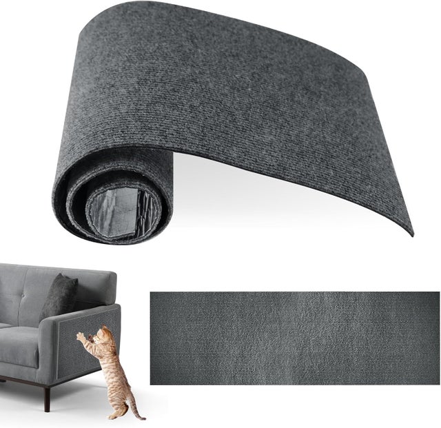 Protetor de sofá anti-arranhões para gatos, poste arranhador autoadesivo 30x100cm, protege carpetes e móveis, pode ser recortado.
