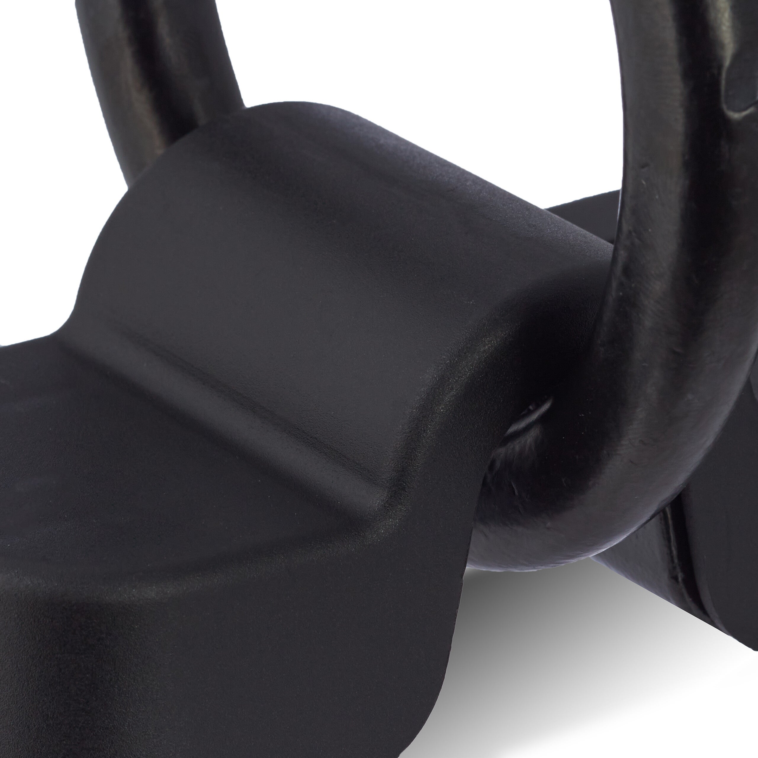 Ancrage mural ou au sol, pour vélo ou moto, anneau de 14 mm, acier, plastique, sécurité, noir, Relaxdays - 8