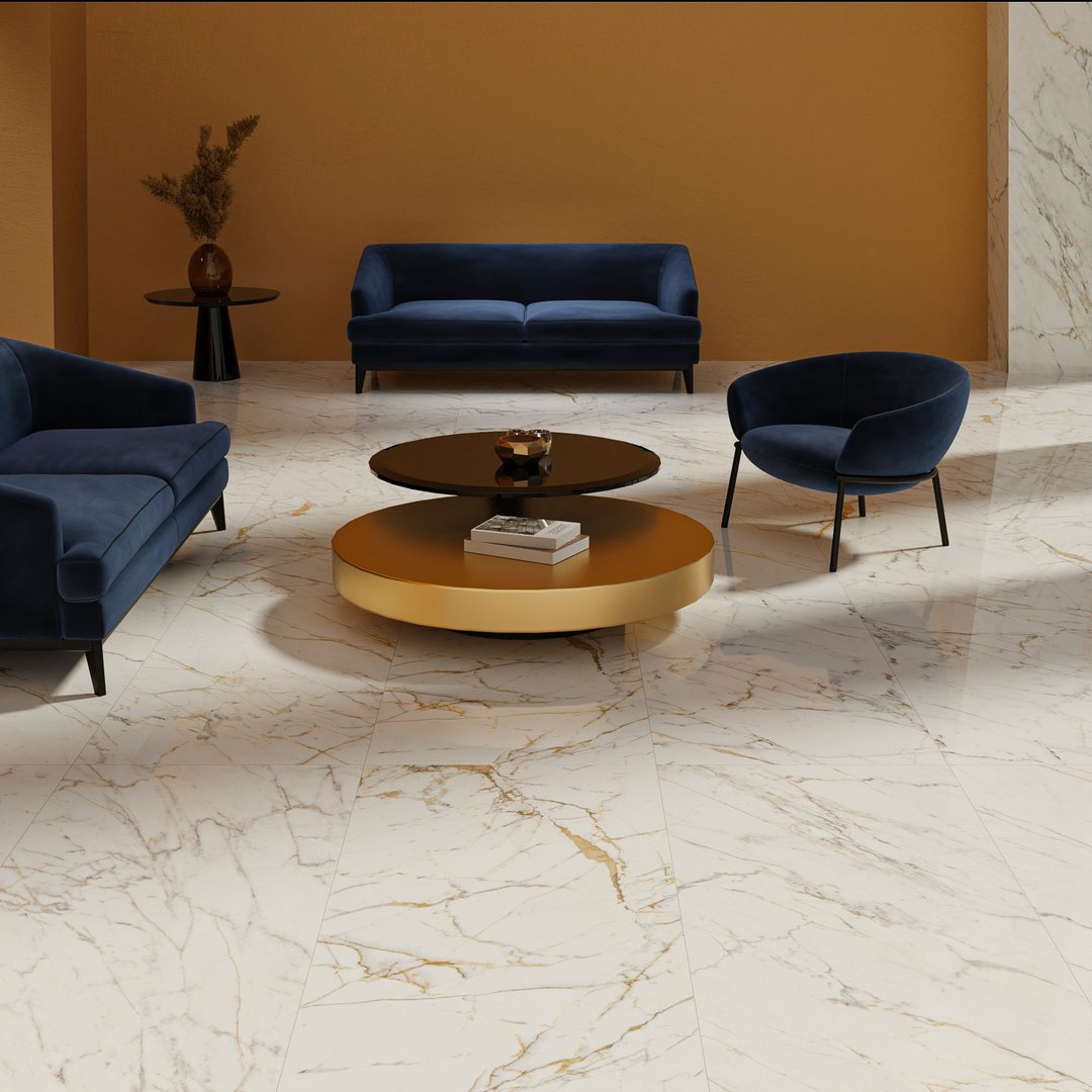 Manhattan Gold - Marmo Lucido - Piastrelle 75x150 cm 9,5 mm - MAL 5000 75x150 GLOSSY 10 mm - 2
