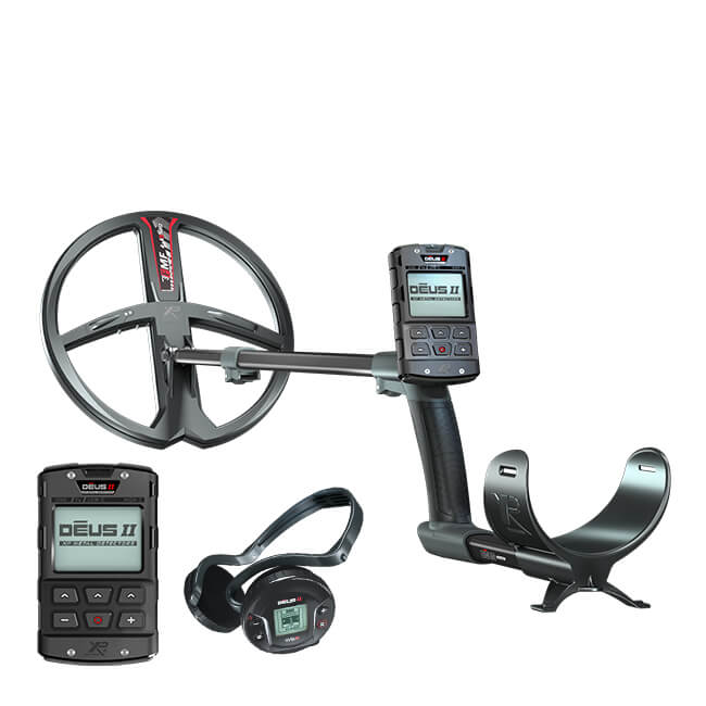 Pack XP DEUS 2 FMF - Détecteur De Métaux 100% Sans Fil Avec Pointeur MI-6 (28cm)