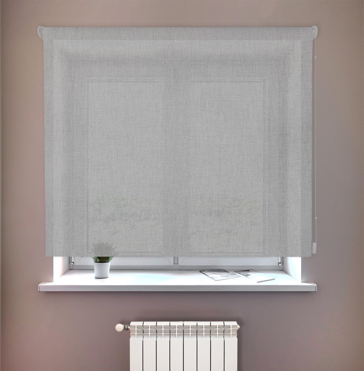 Estor Enrollable Translúcido Gris 250x200cm. - 4