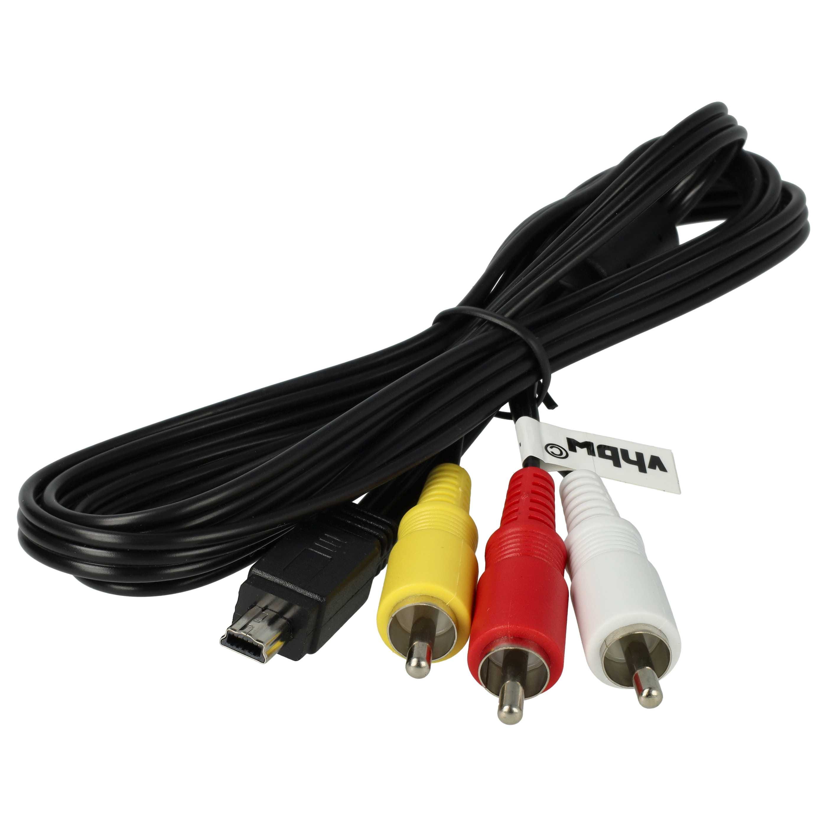 Vhbw Adaptateur audio video AV câble en composite compatible avec Canon ...