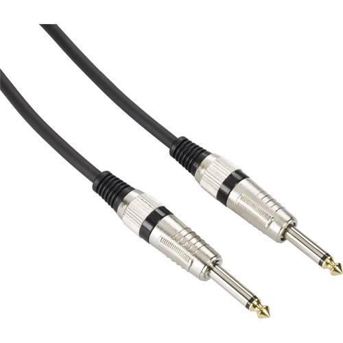 Jack Instruments Wire Câble d'instruments Câble jack noir Jack 6,3 mm | Leroy Merlin
