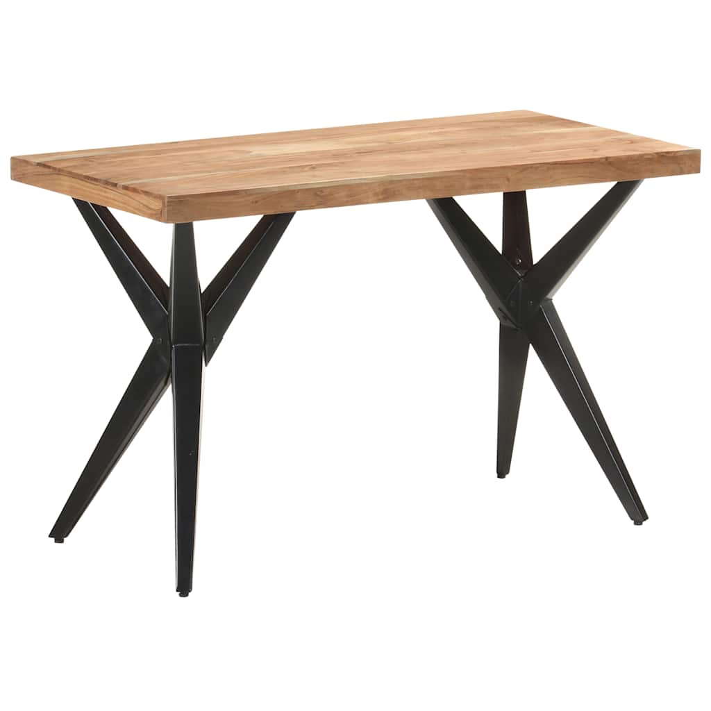Vidaxl Mesa De Comedor De Madera Maciza De Acacia 120X60x76 Cm , Leroy Merlin