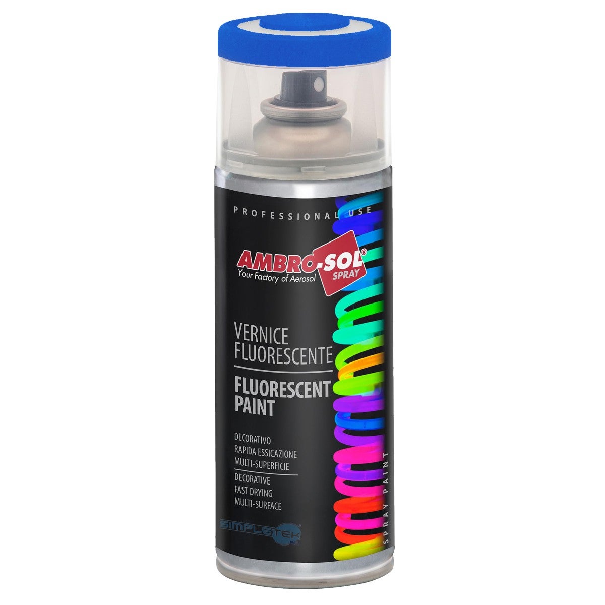 Vernice Spray Riflettente Fosforescente 100ml - Per Biciclette, Vestiti, Tessuti, Legno - Notte