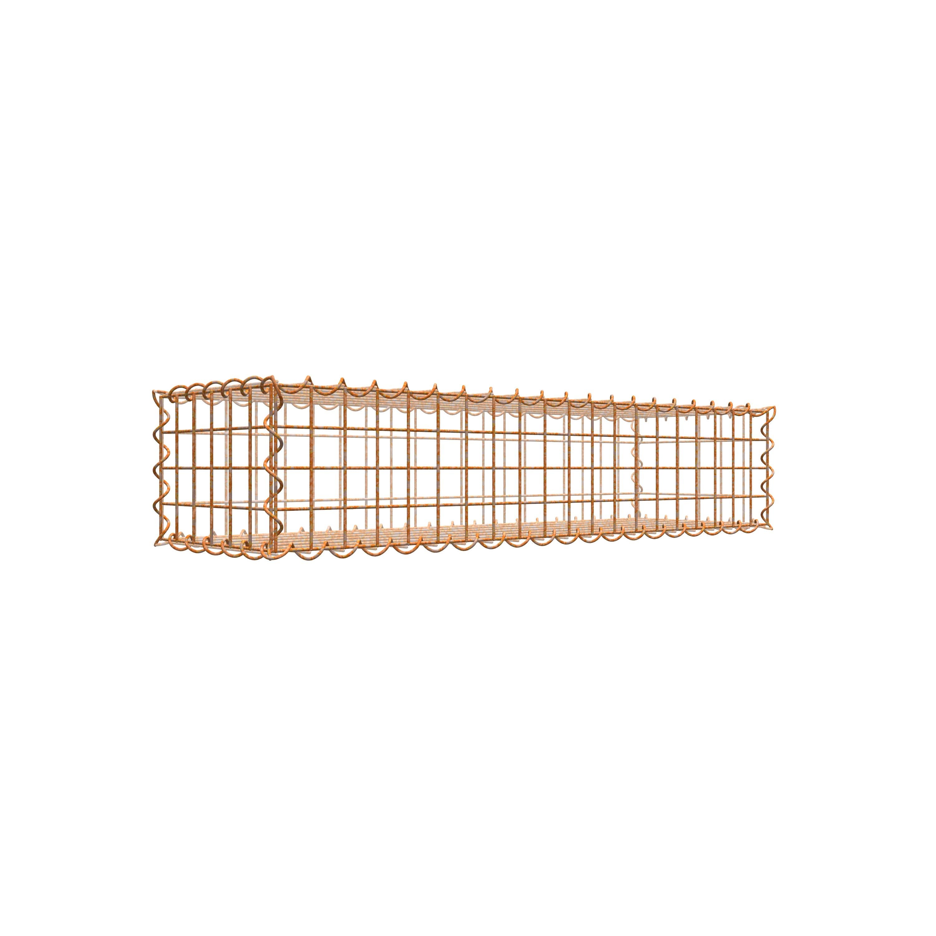 Bornhöft Tavolino Da Giardino In Metallo Arrugginito 62x30cm | Decorazione Rustica Per Balcone E Terrazzo
