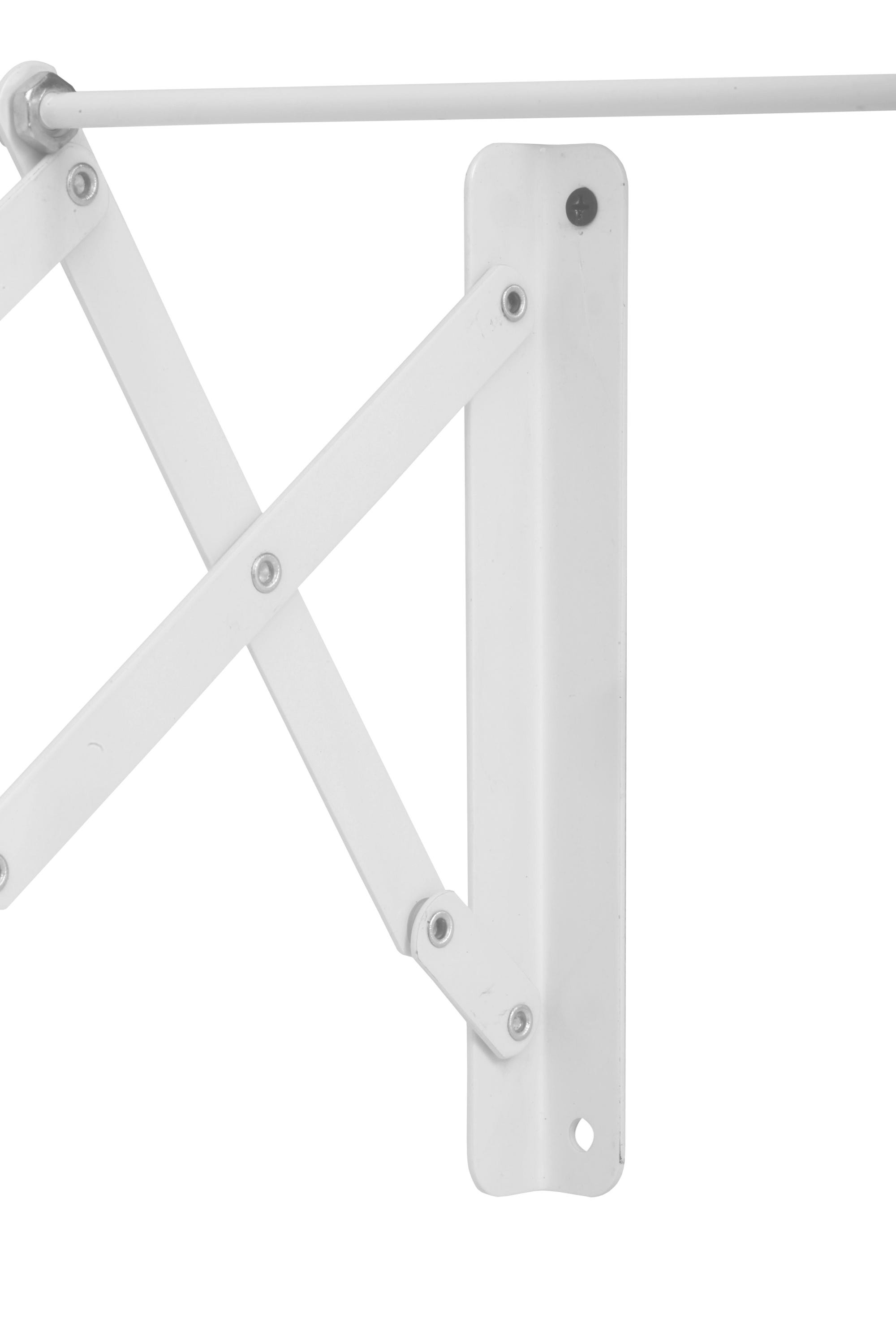 Séchoir à linge mural extensible à 5 barres en acier, 8 mètres d'étendage - 3