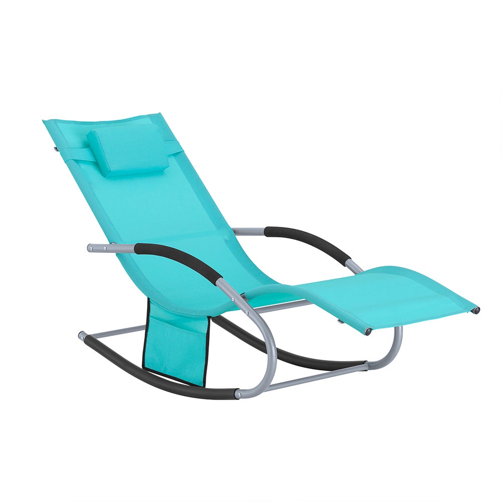2 Transats Confortables Avec Dossier Réglable (6 Positions) – Aluminium & Toile PVC Waterproof – Gris Foncé & Noir – Pour Terrasse, Jardin, Piscine