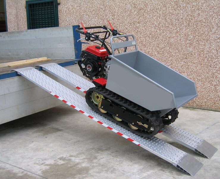 Longueur de rampe 2.00m - Hauteur à franchir de 600mm - charge max par paire 1178kg pour empattement 1000mm - Vendue à l'unité - M030B3/20U - 4