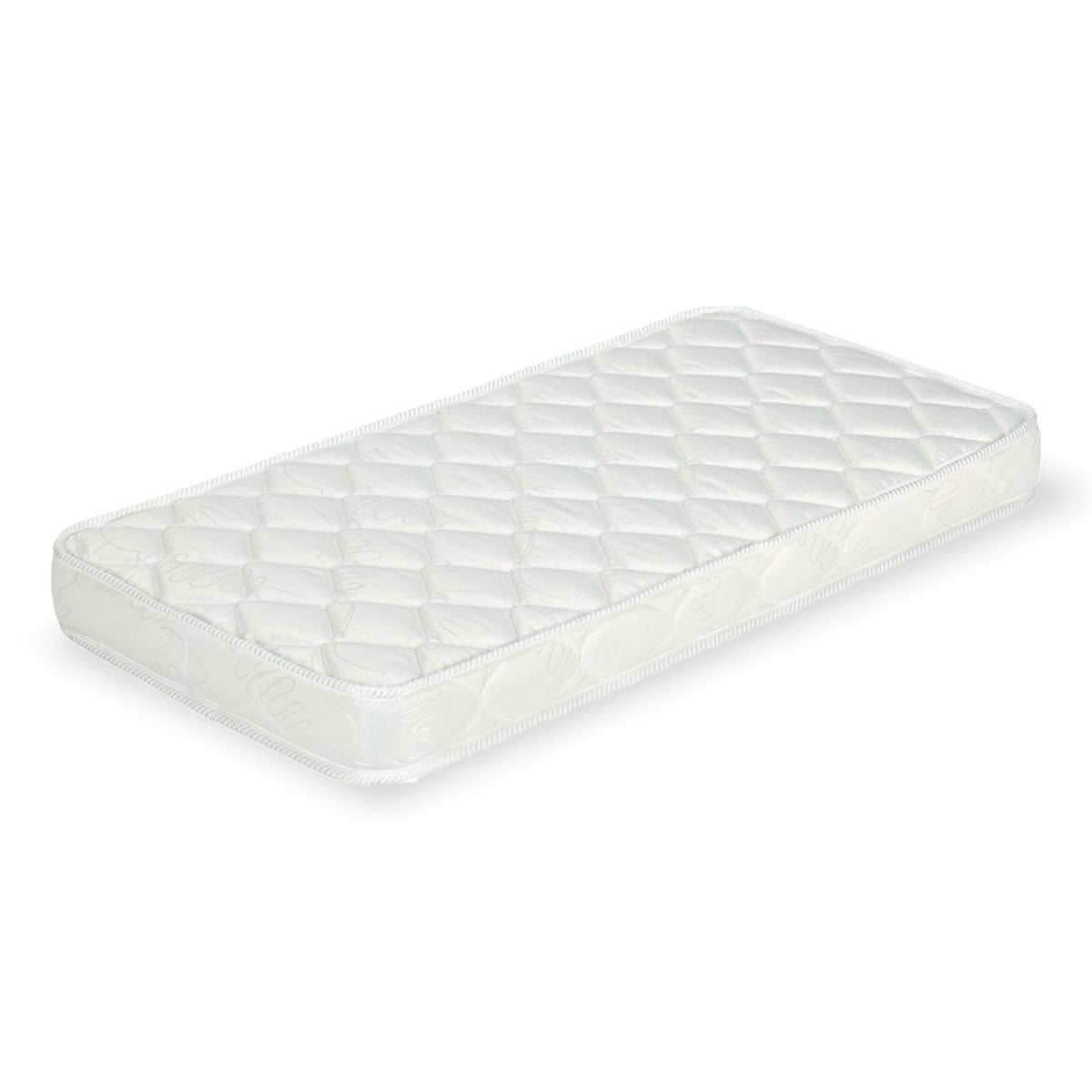 NATURALIA Matelas Bébé Mémoire Visco 130x80cm - Blanc, Moelleux, Hauteur 12cm