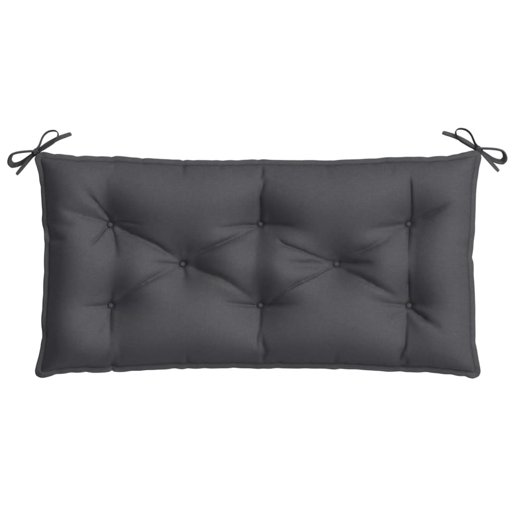 Maison Exclusive - Cojín para banco jardín tela gris antracita melange 100x50x7 cm - 4
