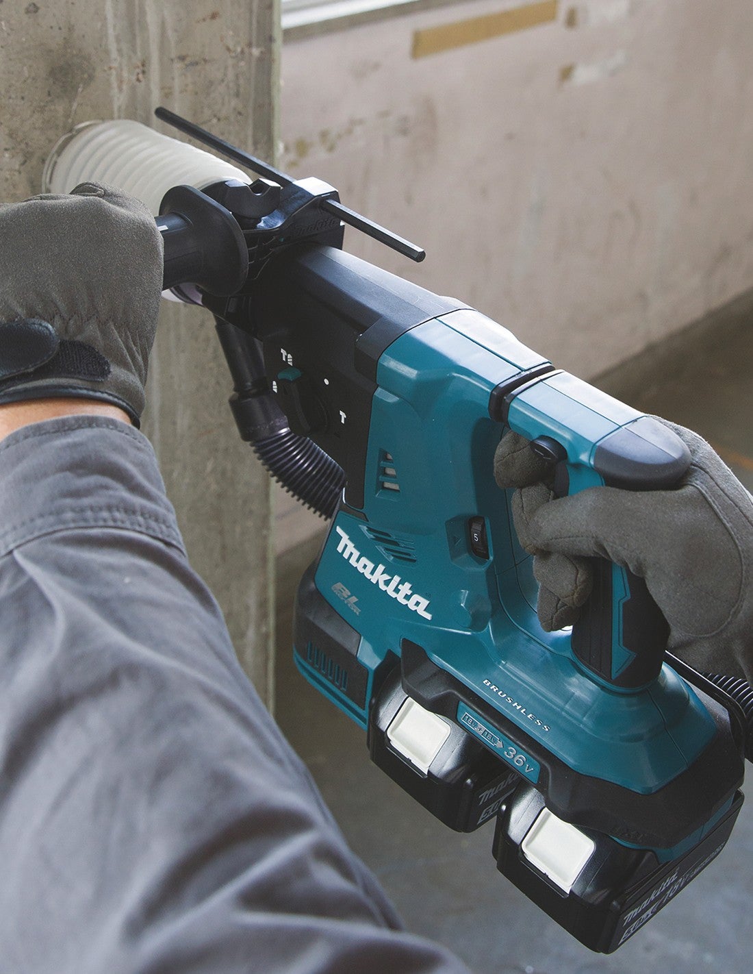 Perforateur Burineur Sans Fil MAKITA DHR202ZJ - 18V, SDS-Plus, 3 Fonctions - Perçage, Burinage, Perforation