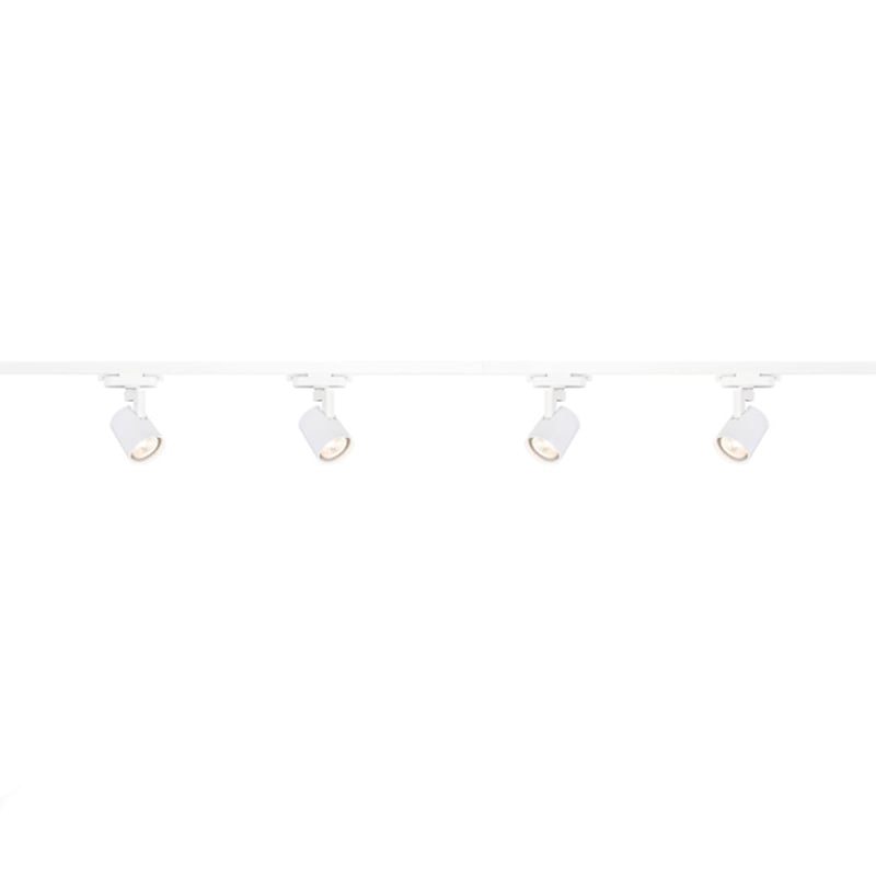 Zestaw szynowy tracklight 1-faza 1,5m 4x reflektor GU10 biały mat IP20 XUDO