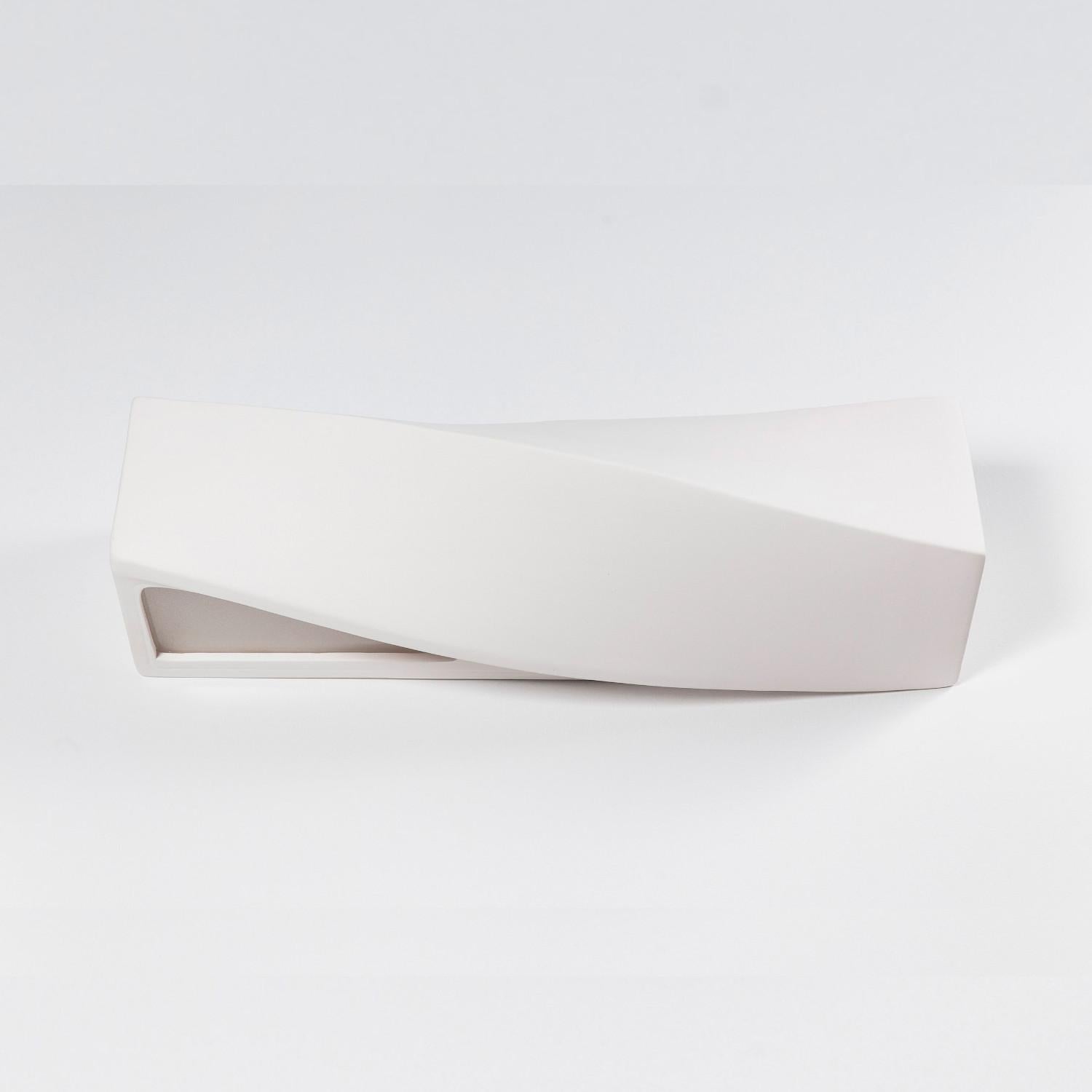 Kinkiet ścienny Sigma biały 1xE27x60W wym: 15 x 42 x 12 cm ceramika / gips IP20 Sollux Lighting