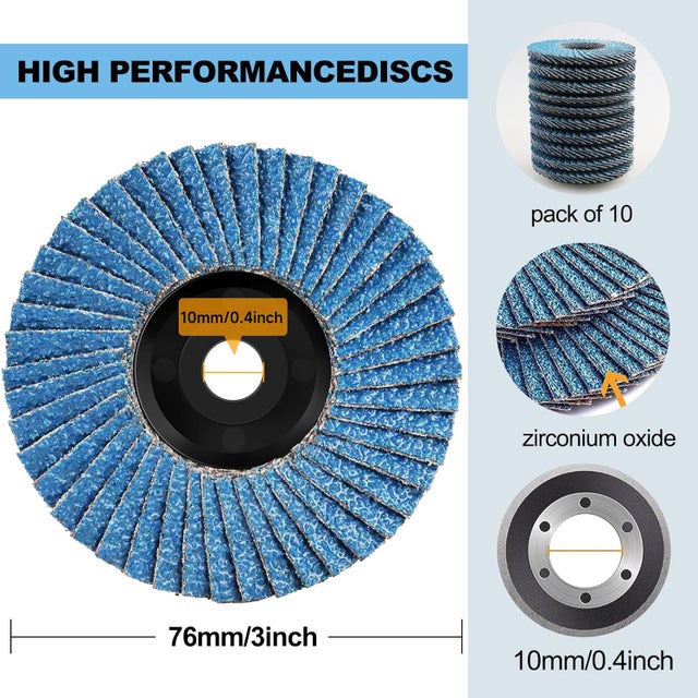 Lot De 5 Disques à Tronçonner 75x2x10 Mm Pour Meuleuses Pneumatiques – Marque YATO – Réf. 05713A