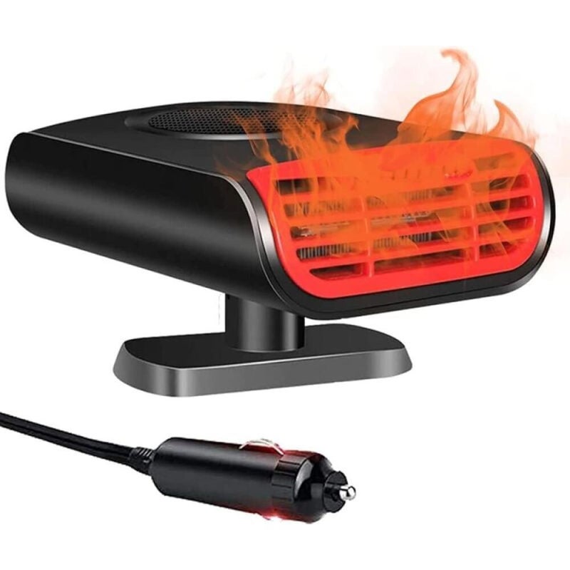 Ogrzewacz samochodowy, 12 V 150 W, odmrażacz szyby samochodowej, z gniazdem zapalniczki, pasuje do wszystkich modeli samochodów.