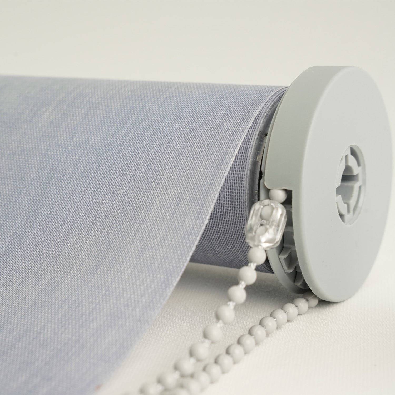 Estor Enrollable Translúcido Poliéster Liso Color Acero 220x150cm. - 2