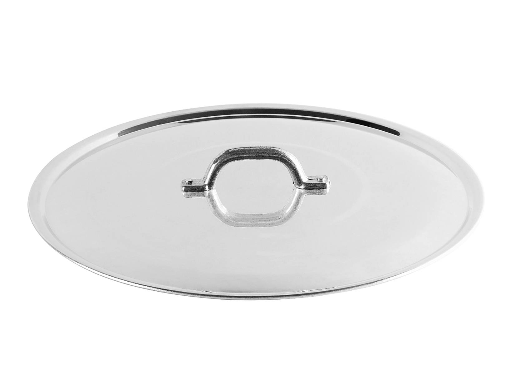 Pentole Agnelli Pentola Bombata In Alluminio Con Manico Ad Arco - 28 Cm - Argento, Resistente E Facile Da Pulire